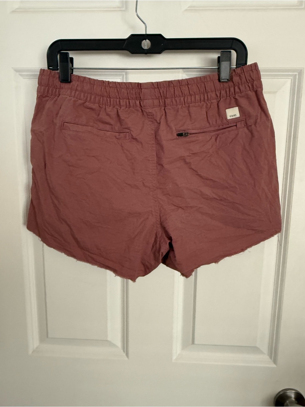 Vuori Women's vintage ripstop Athletic Shorts - Dusty Mauve pink Sz M - Picture 4 of 14